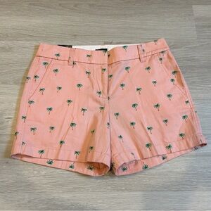 J. Crew Women’s 5" chino classic short in palm tree print - 4